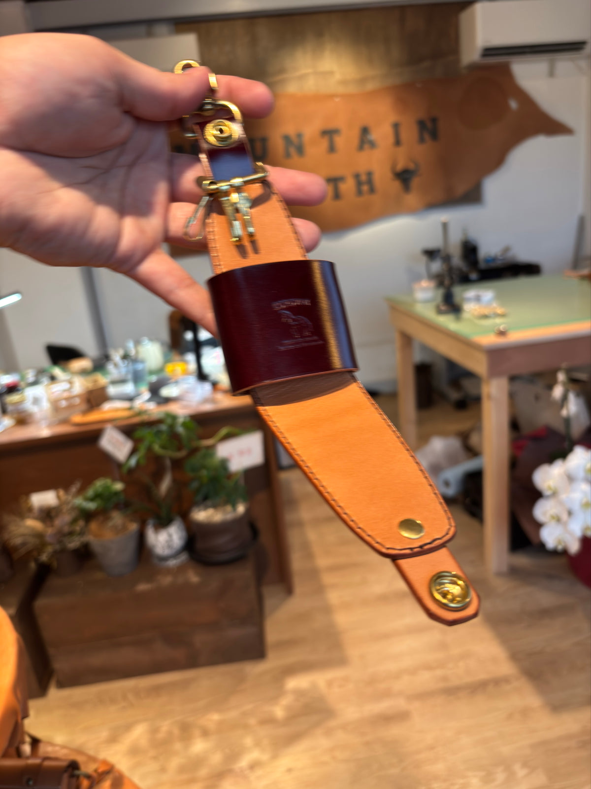CORDVAN WINE RED キーケースV