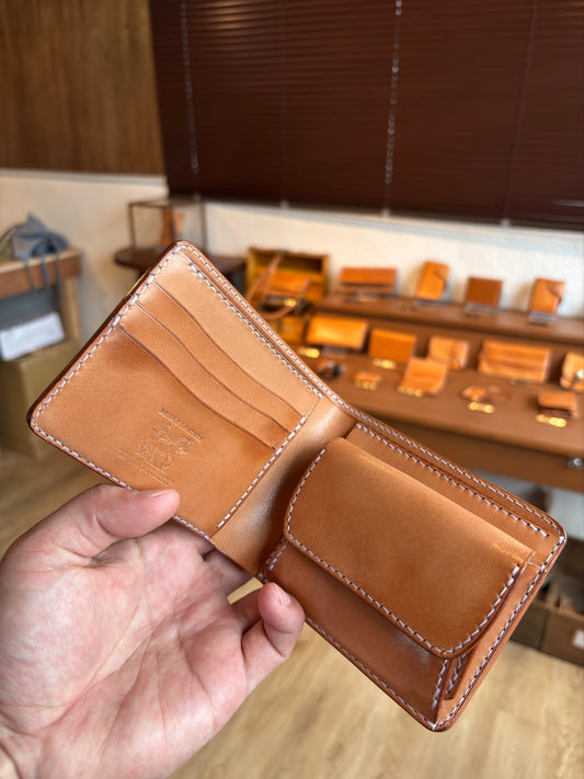 BRIDLE London Tan ハーフウォレットmountain