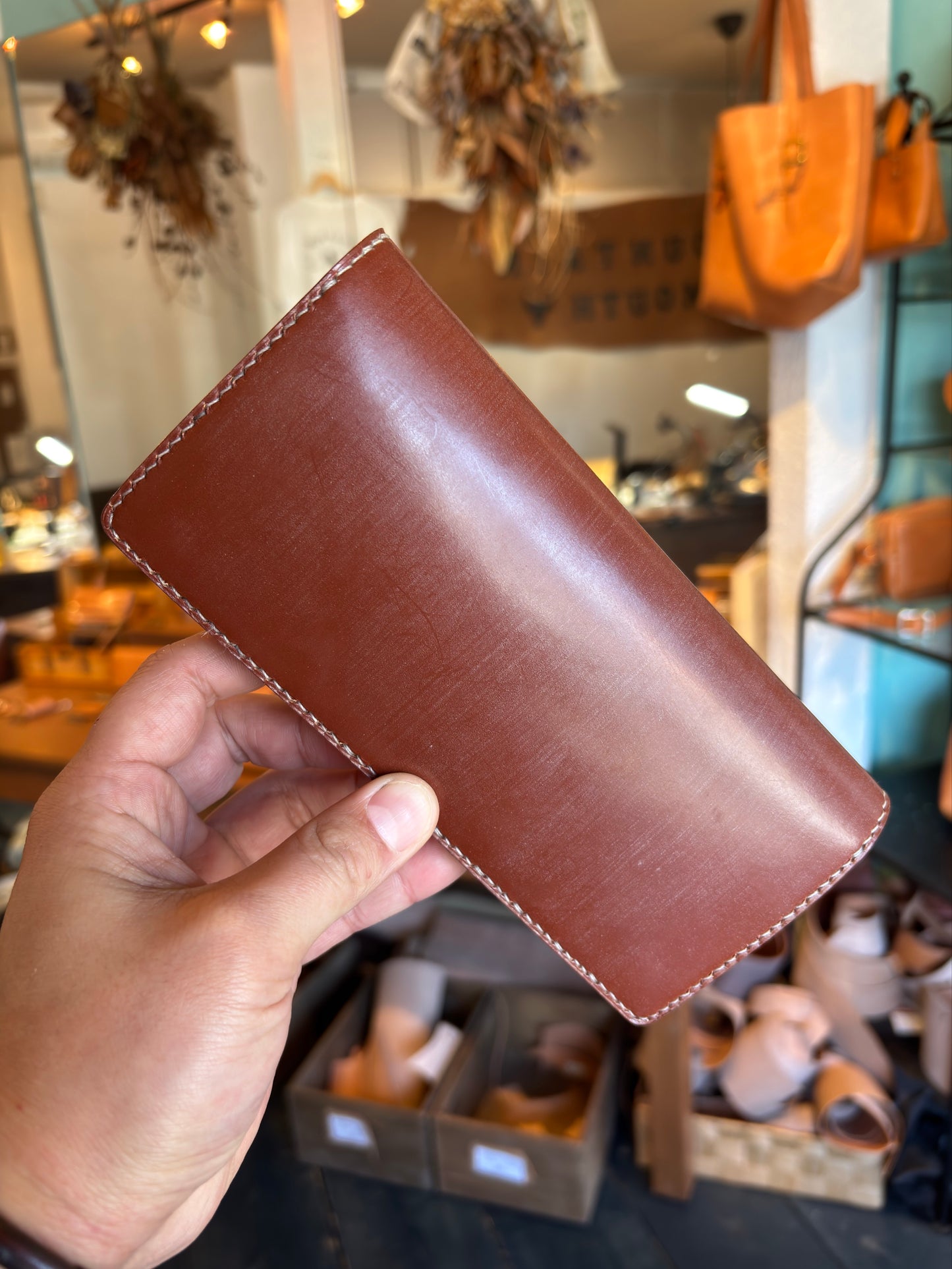 BRIDLE Hazel BrownロングウォレットU