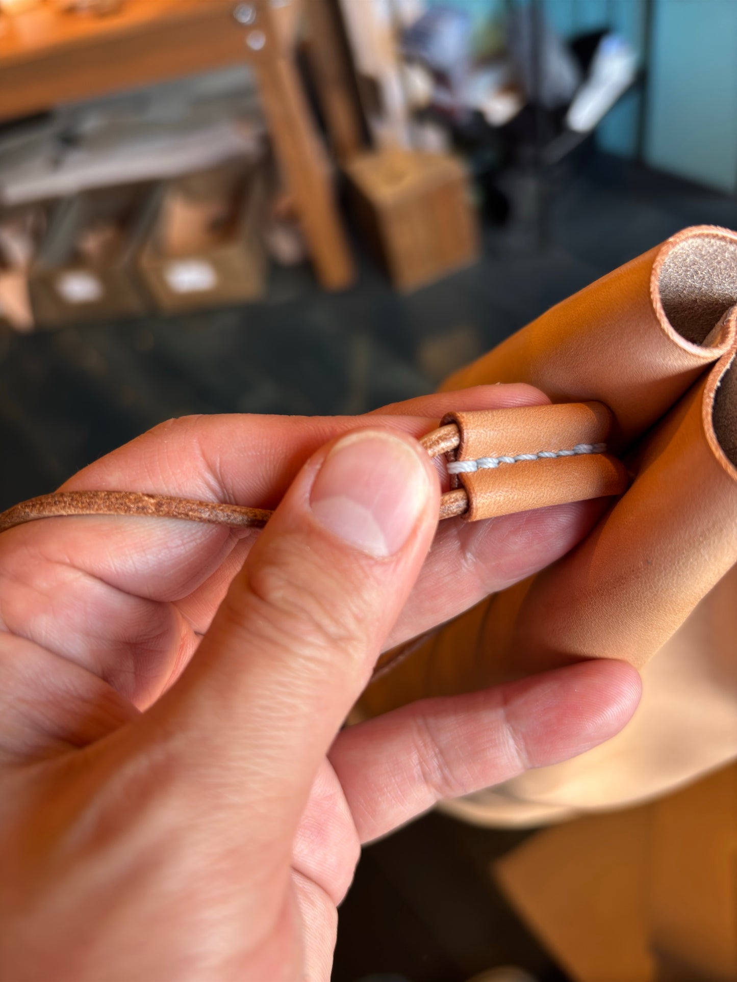 ドローストリングバッグ