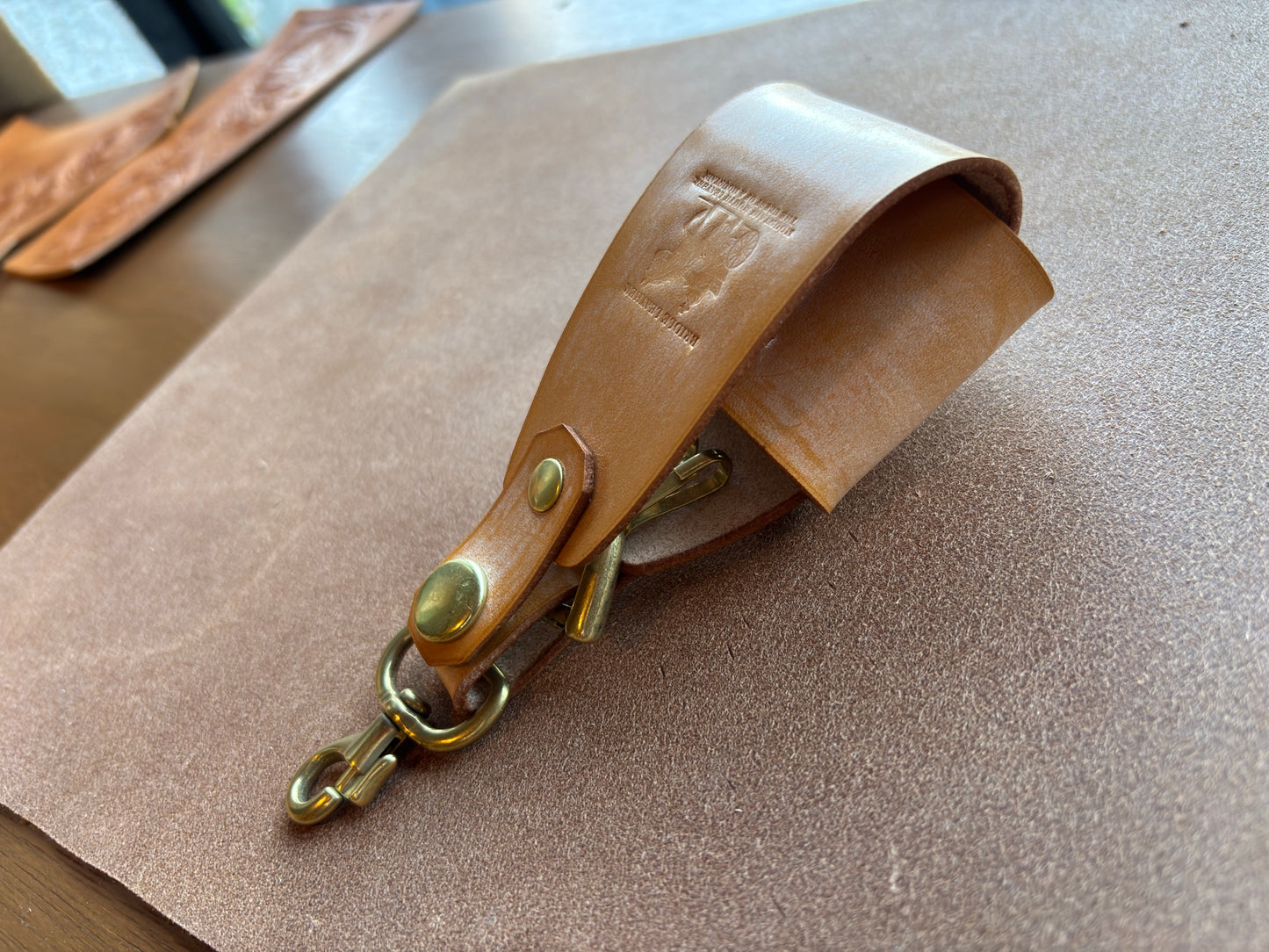 BRIDLE London Tan キーケースV