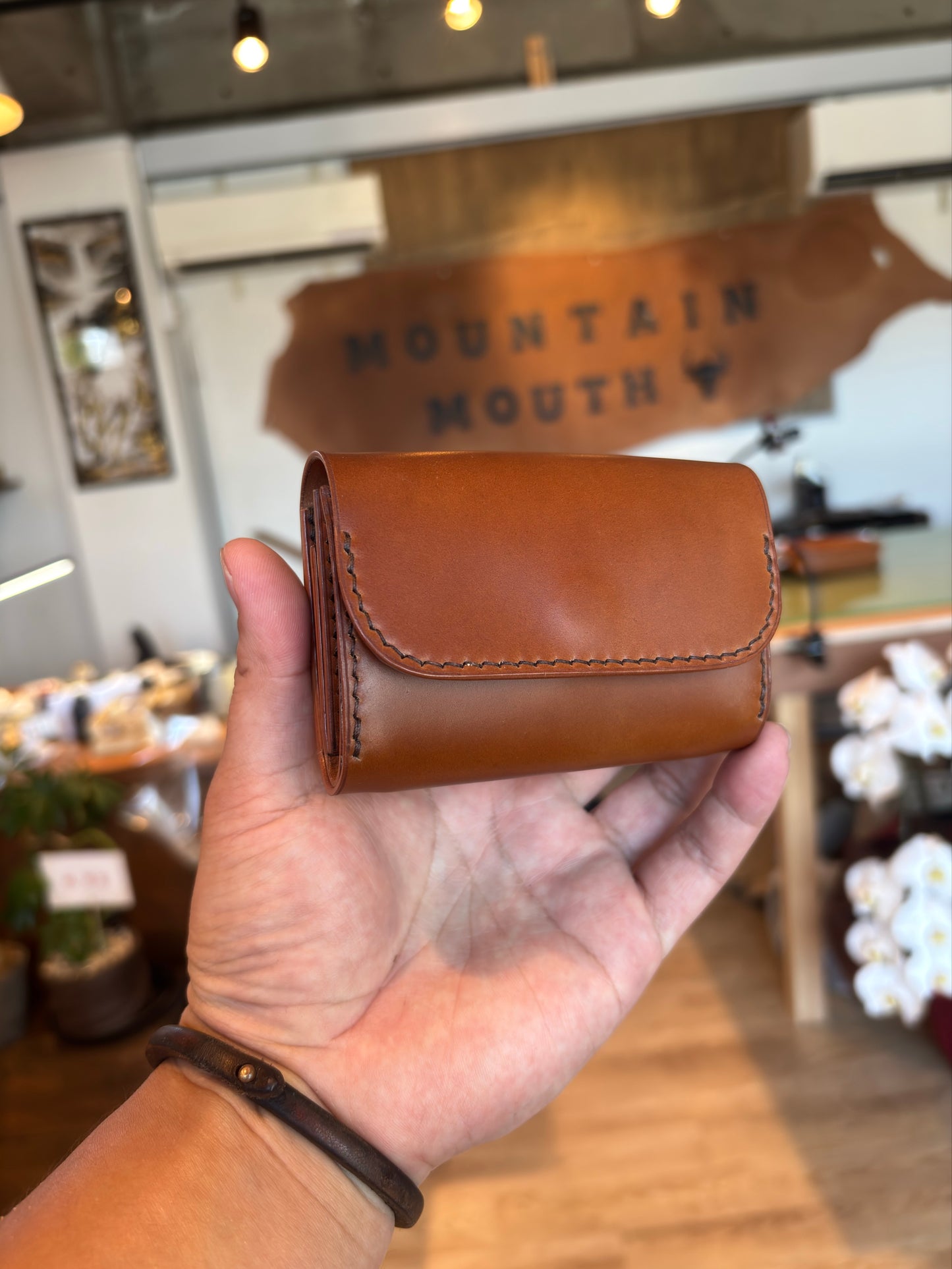 【限定】OIL CORDVAN brownミニウォレットninety