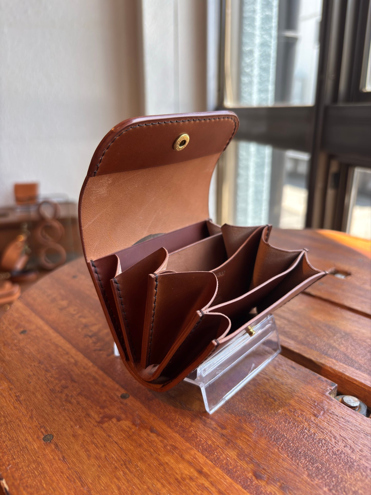 【限定】OIL CORDVAN brownミニウォレットninety
