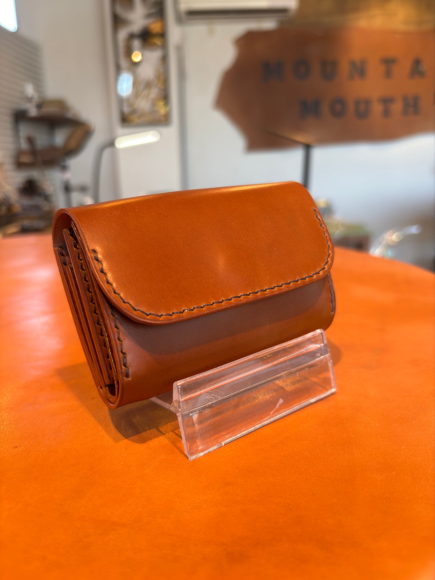 【限定】OIL CORDVAN brownミニウォレットninety