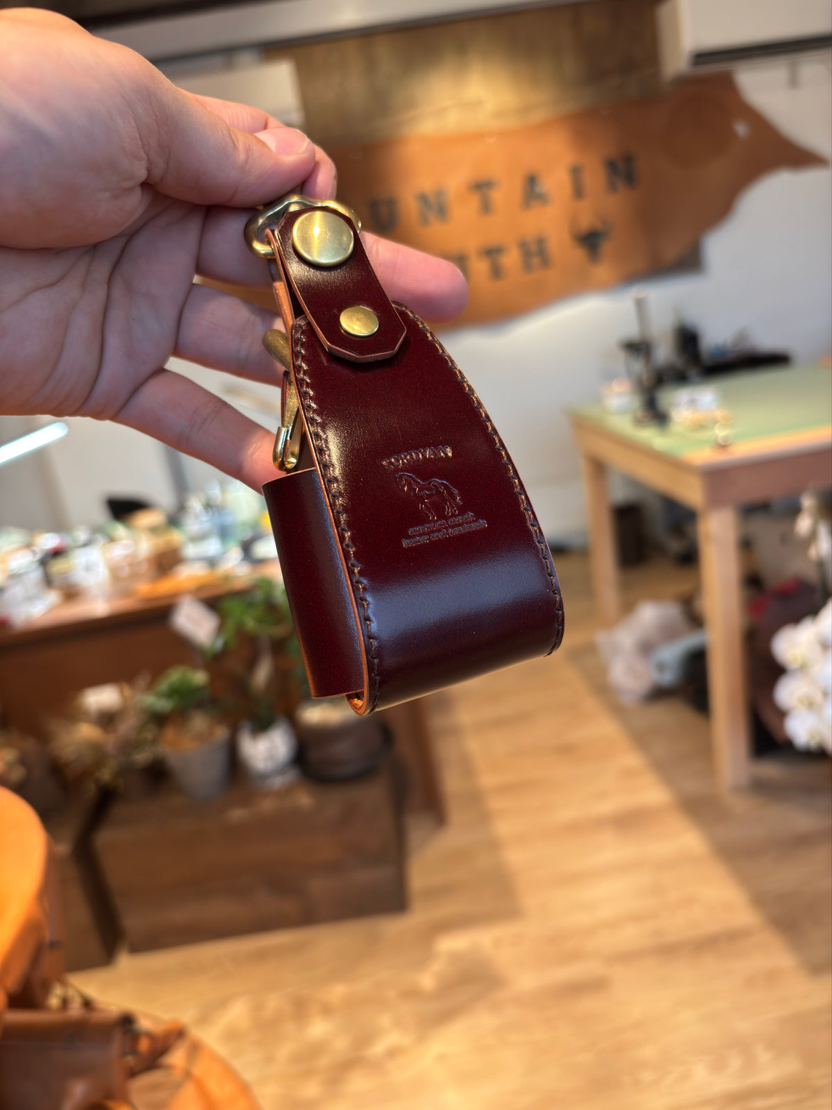 CORDVAN WINE RED キーケースV