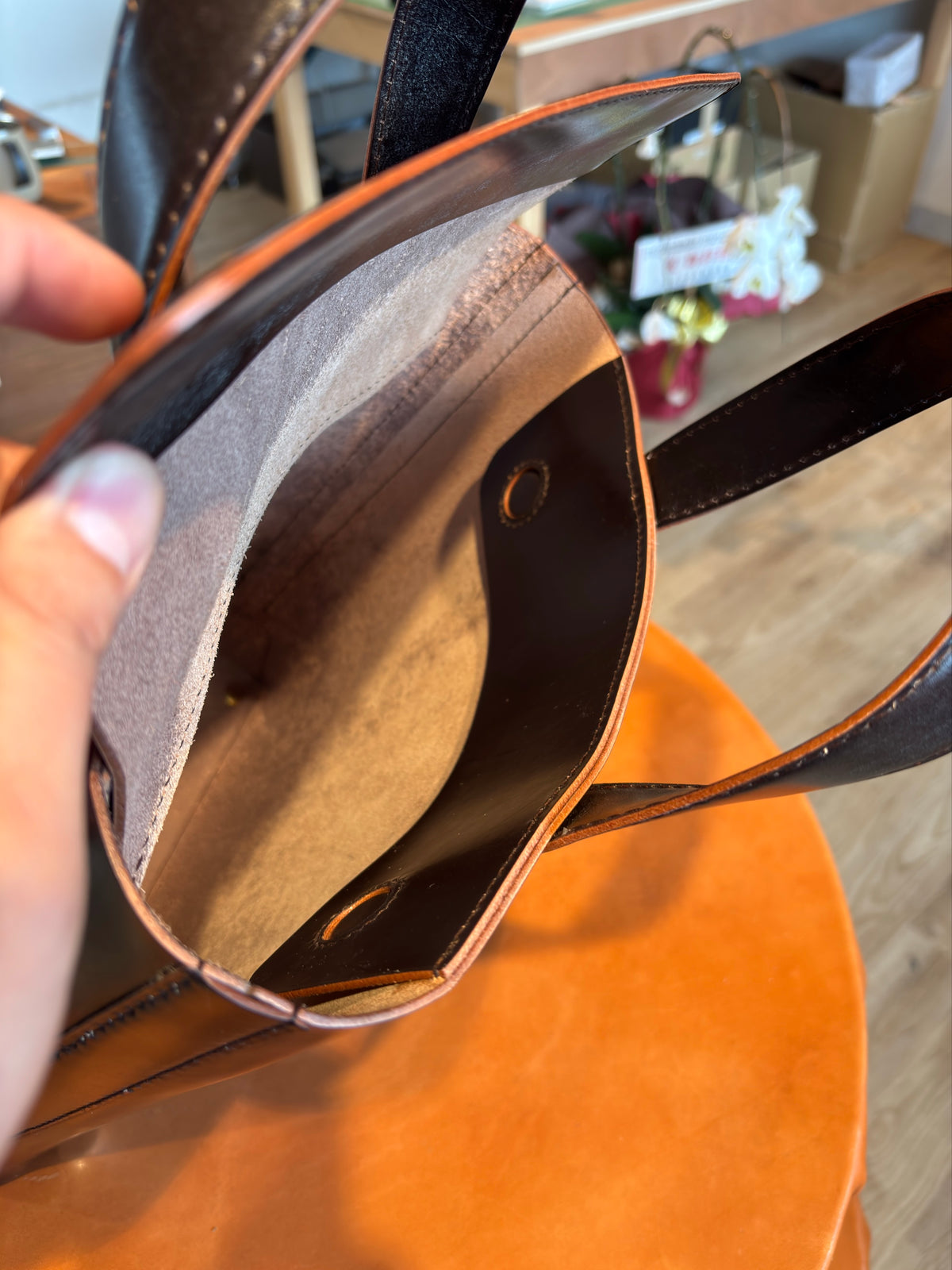 BRIDLE CHOCO TOTE BAG