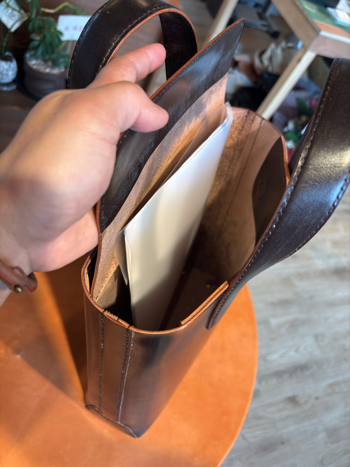 BRIDLE CHOCO TOTE BAG