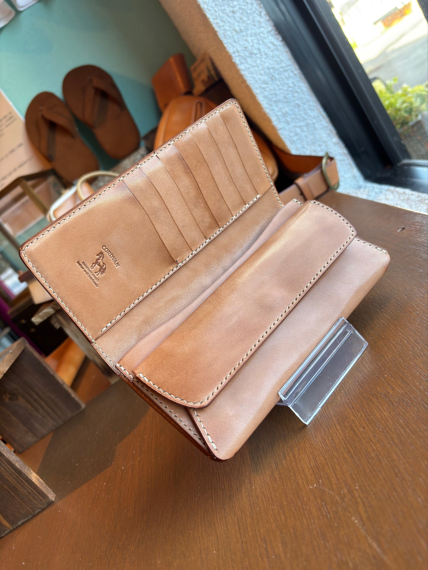 CORDVAN Natural　ロングウォレット