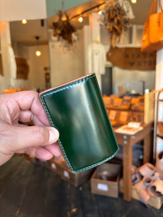 CORDVAN Dark Green カードケース