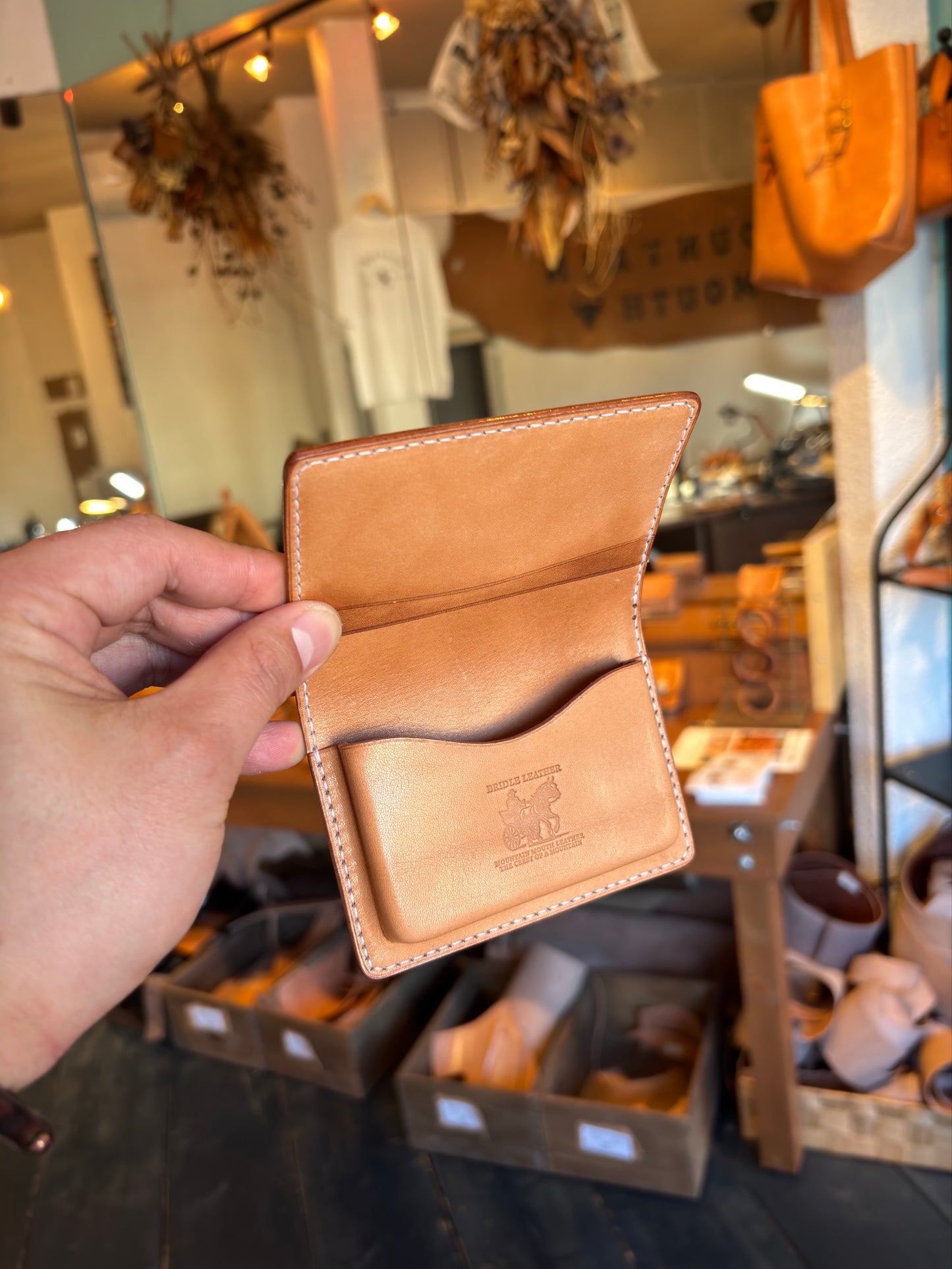 BRIDLE London Tan カードケース