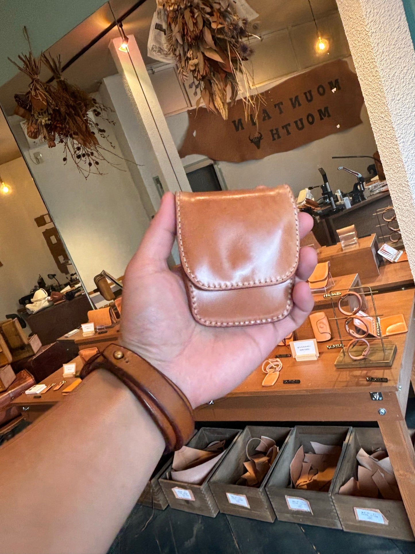 【限定品】ミニウォレットM【cheval】CORDVAN natural