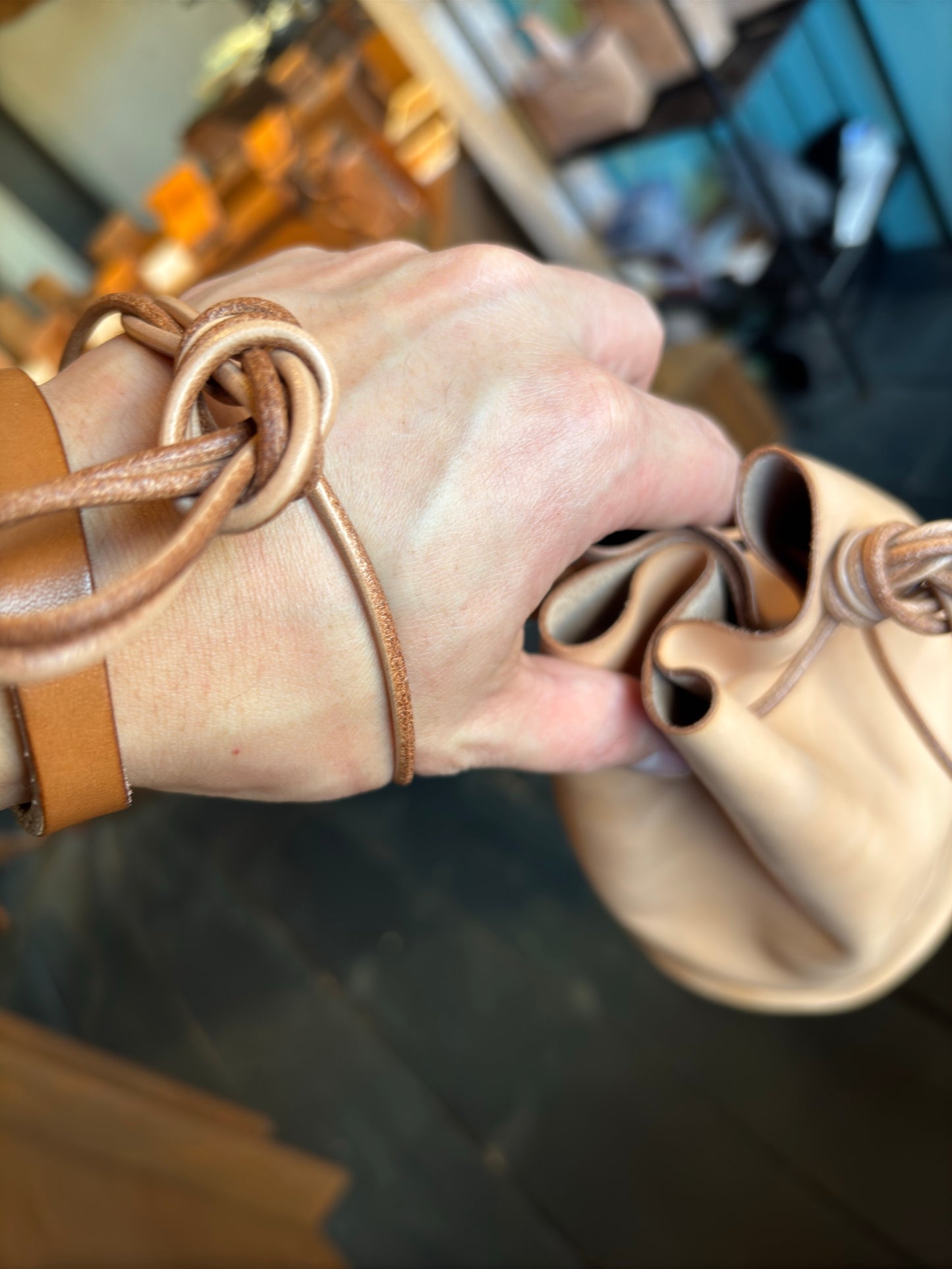 ドローストリングバッグ