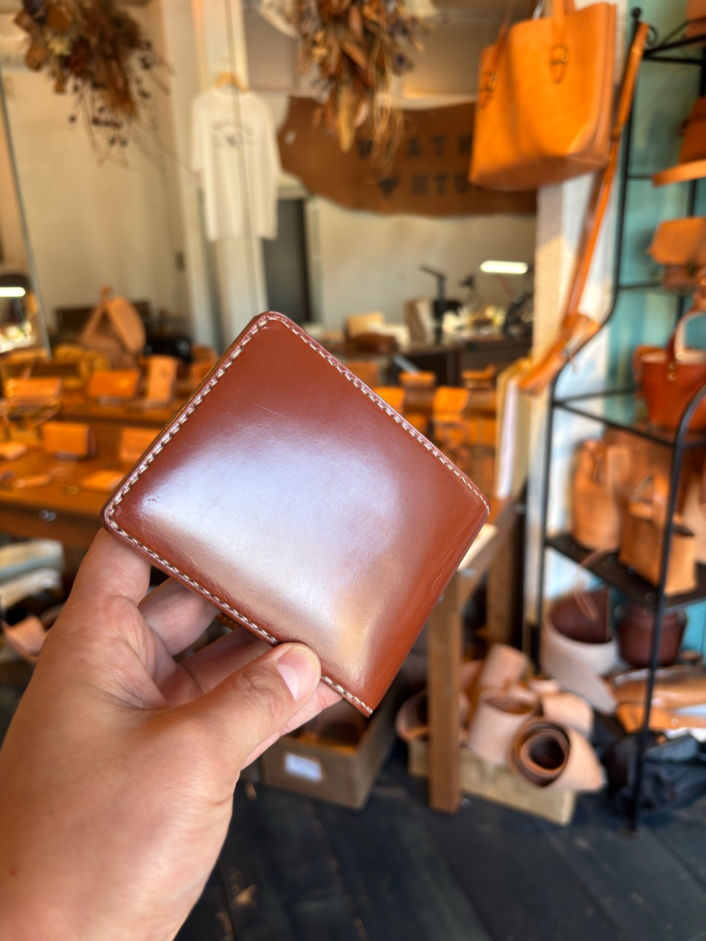 full bridle hazelハーフウォレット